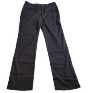 Christopher Banks Pants Slimming Waist Away sz 8 stretch Black NWT $55 NEW